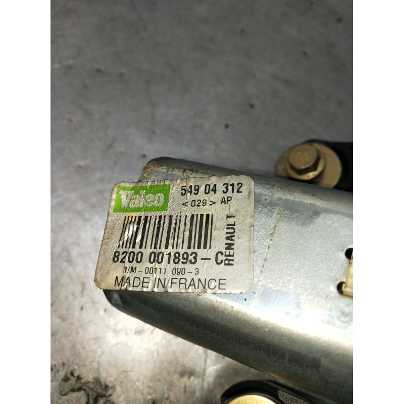 Recambio de motor limpia trasero para renault laguna ii grandtour (kg0/1_) 1.9 dci (kg0g) referencia OEM IAM 8200001893C 5490431