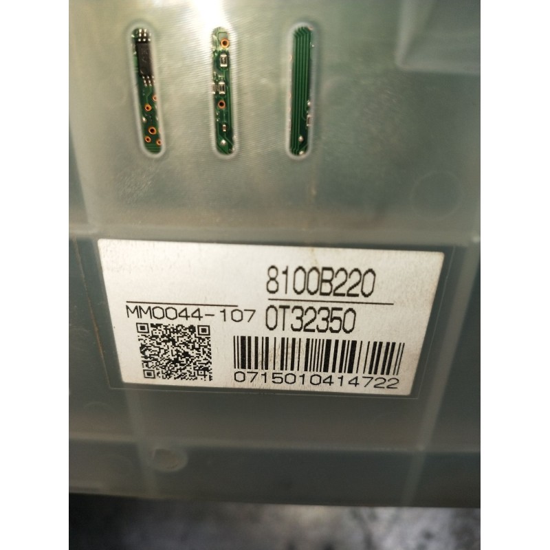 Recambio de cuadro instrumentos para mitsubishi montero iv (v8_w, v9_w) 3.2 di-d 4wd (v98w, v88w) referencia OEM IAM 8100B220 VE