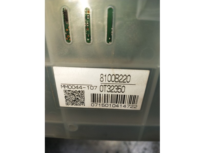 Recambio de cuadro instrumentos para mitsubishi montero iv (v8_w, v9_w) 3.2 di-d 4wd (v98w, v88w) referencia OEM IAM 8100B220 VE