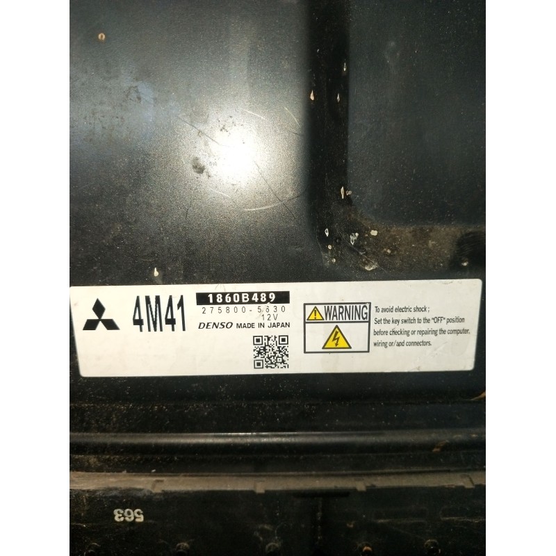 Recambio de centralita motor uce para mitsubishi montero iv (v8_w, v9_w) 3.5 v6 4wd referencia OEM IAM 186B0489 2758005630 10