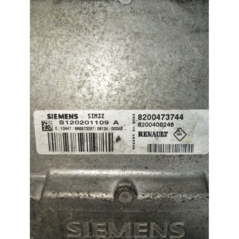 Recambio de centralita motor uce para renault clio ii (bb_, cb_) 1.2 16v (bb05, bb0w, bb11, bb27, bb2t, bb2u, bb2v, cb05,... ref