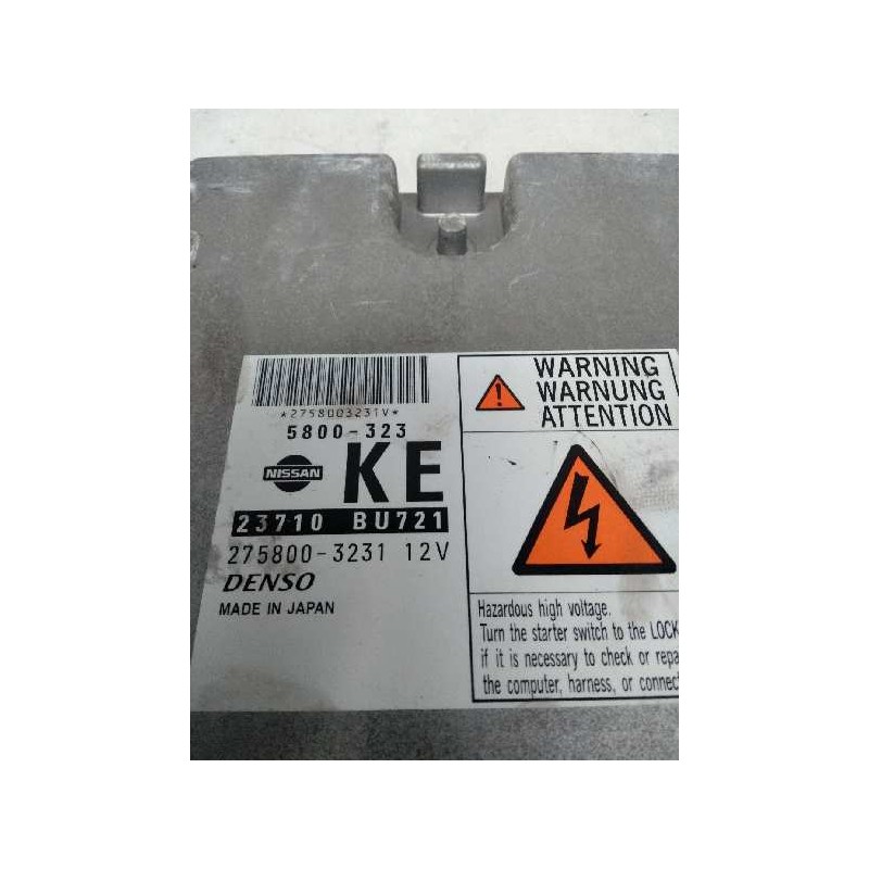 Recambio de centralita motor uce para nissan almera tino (v10m) topic referencia OEM IAM 23710BU721 2758003231 5800323 KE