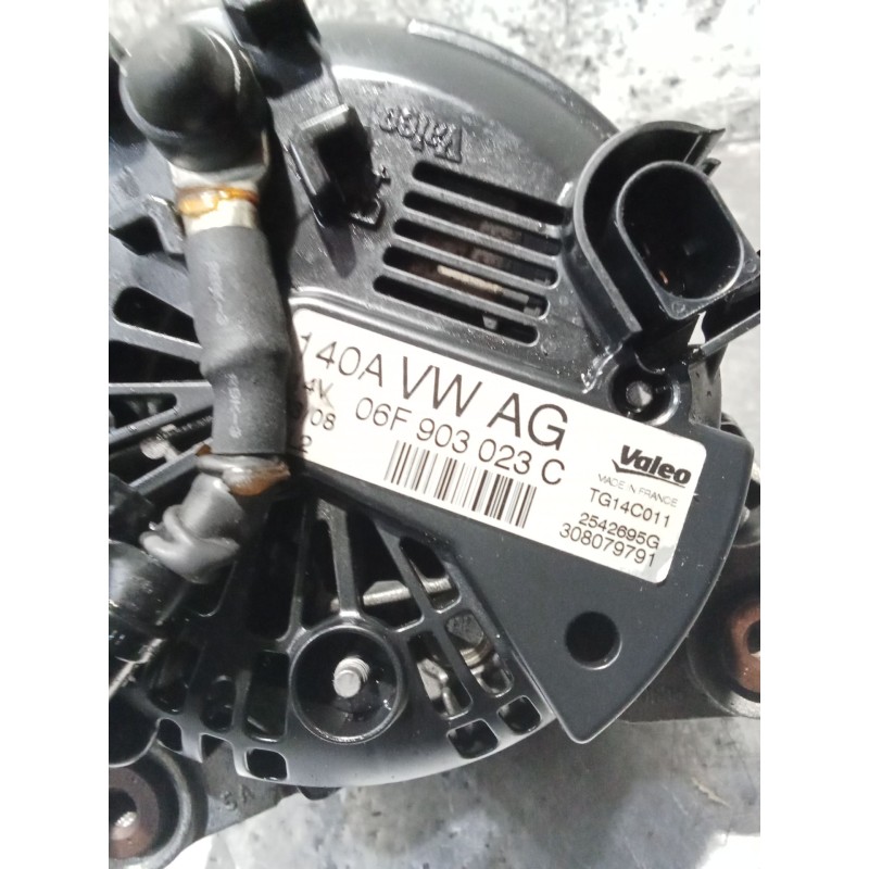 Recambio de alternador para audi a3 sportback (8pa) 1.9 tdi referencia OEM IAM 06F903023C 140A 04