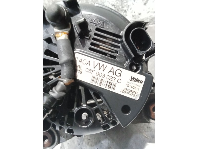 Recambio de alternador para audi a3 sportback (8pa) 1.9 tdi referencia OEM IAM 06F903023C 140A 04