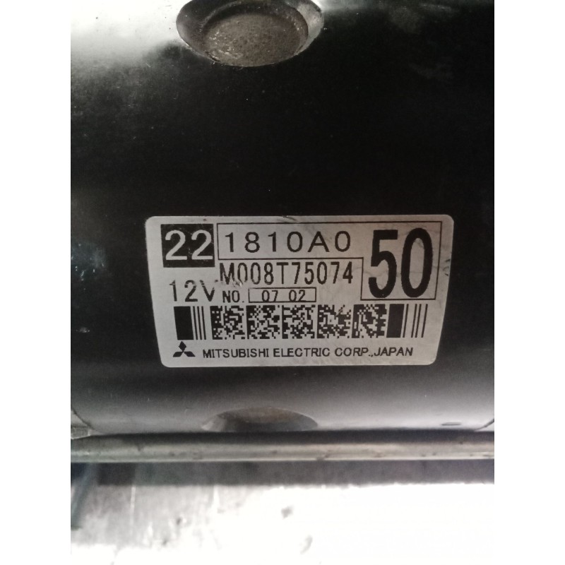 Recambio de motor arranque para mitsubishi montero iv (v8_w, v9_w) 3.2 di-d 4wd (v98w, v88w) referencia OEM IAM M008T75074 1810A