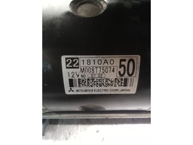 Recambio de motor arranque para mitsubishi montero iv (v8_w, v9_w) 3.2 di-d 4wd (v98w, v88w) referencia OEM IAM M008T75074 1810A