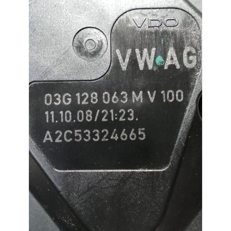 Recambio de caja mariposa para audi a3 sportback (8pa) 1.9 tdi referencia OEM IAM 03G128063M A2C53324665 04