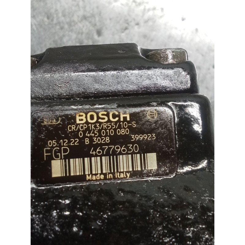 Recambio de bomba inyeccion para fiat doblo monospace (119_, 223_) 1.3 jtd referencia OEM IAM 0445010080 46779630 BOSCH 2006