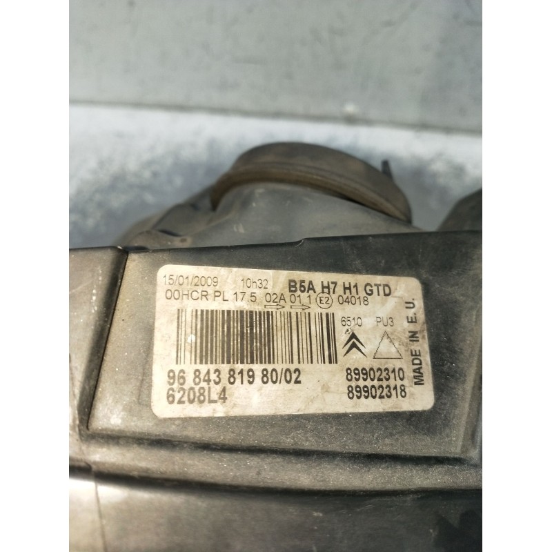 Recambio de faro izquierdo para citroën c4 i (lc_) 1.4 16v referencia OEM IAM 9684381980 89902310 89902318 
