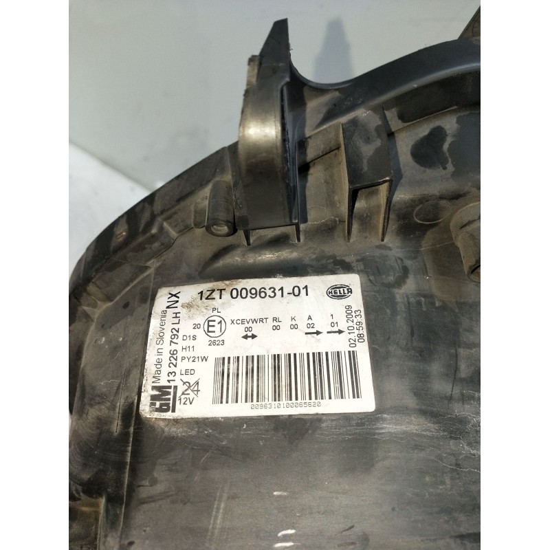 Recambio de faro izquierdo para opel insignia a (g09) 2.0 cdti (68) referencia OEM IAM 13226792 XENON 1ZT00963101 5DV00972000 08