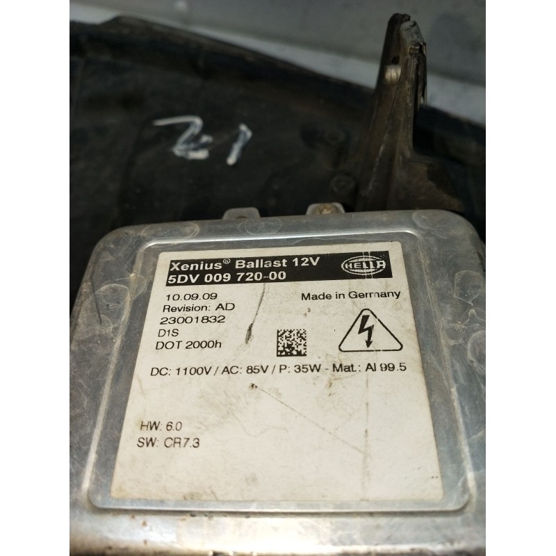 Recambio de faro izquierdo para opel insignia a (g09) 2.0 cdti (68) referencia OEM IAM 13226792 XENON 1ZT00963101 5DV00972000 08