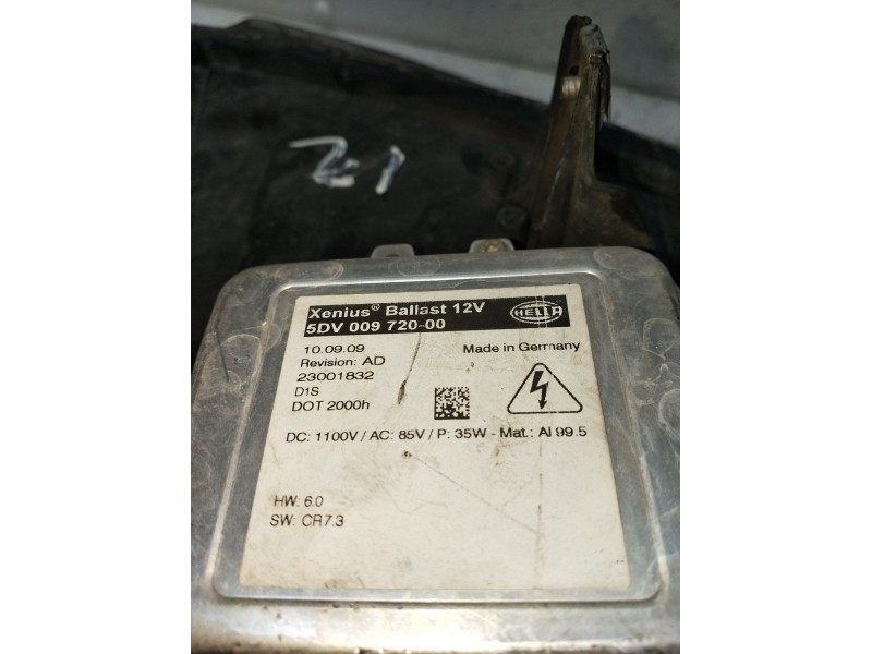 Recambio de faro izquierdo para opel insignia a (g09) 2.0 cdti (68) referencia OEM IAM 13226792 XENON 1ZT00963101 5DV00972000 08