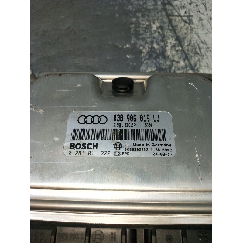 Recambio de centralita motor uce para audi a4 b7 (8ec) 2.0 referencia OEM IAM 0281011222 038906019LJ 1039S05323 01