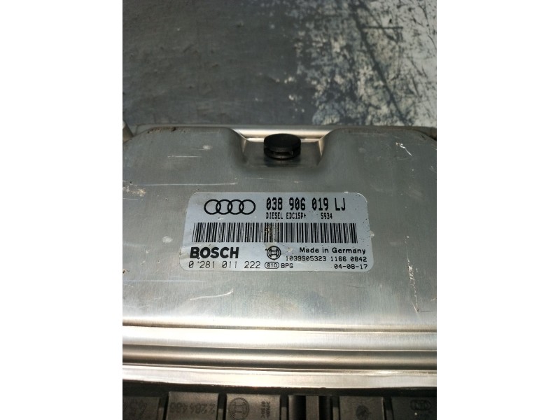 Recambio de centralita motor uce para audi a4 b7 (8ec) 2.0 referencia OEM IAM 0281011222 038906019LJ 1039S05323 01