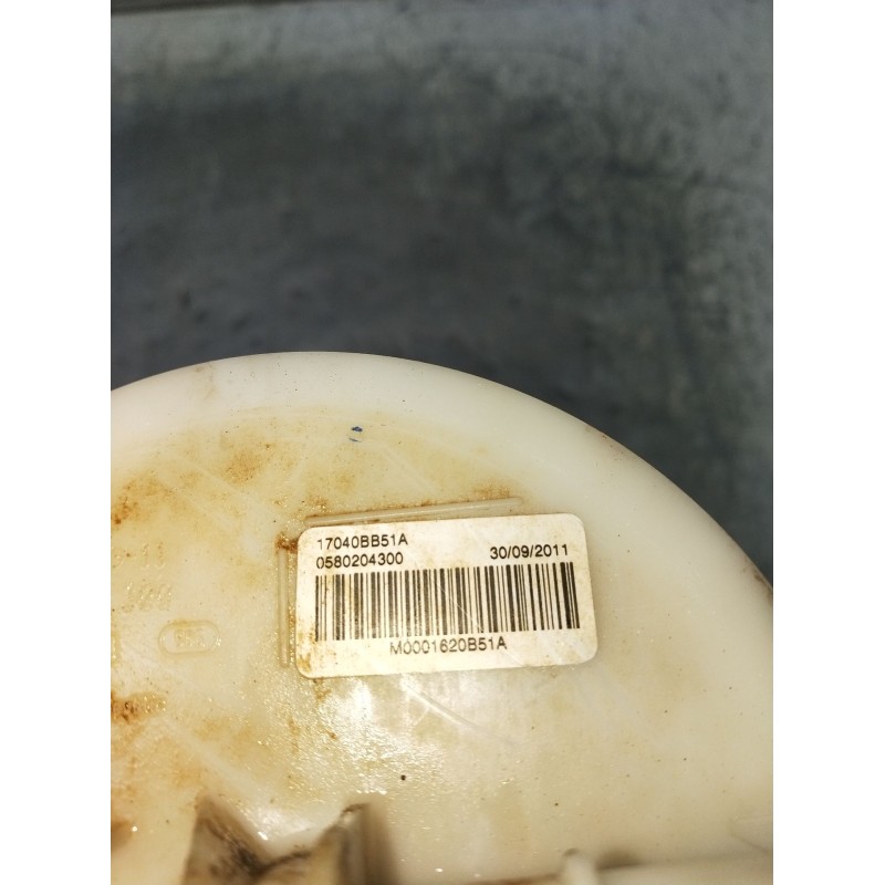 Recambio de bomba combustible para nissan qashqai i (j10, nj10) 1.6 dci referencia OEM IAM 17040BB51A 0580204300 M0001620B51A 11