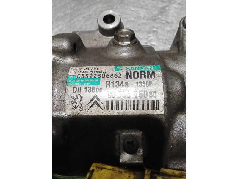 Recambio de compresor aire acondicionado para peugeot 308 sw i (4e_, 4h_) 2.0 hdi referencia OEM IAM 9659876080  07