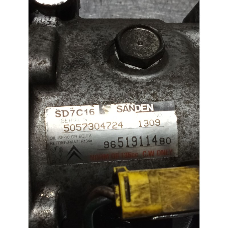 Recambio de compresor aire acondicionado para citroën c4 picasso i monospace (ud_) 1.6 hdi referencia OEM IAM   
