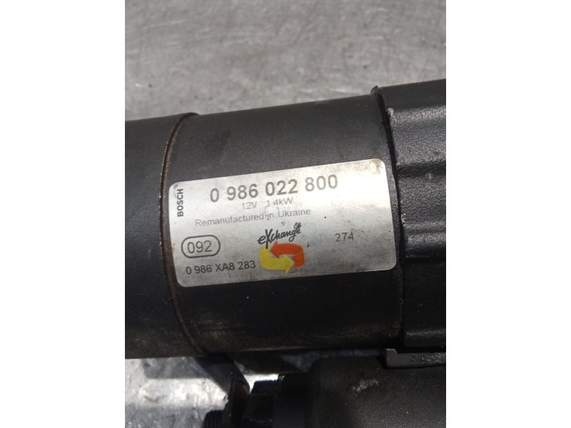 Recambio de motor arranque para dacia sandero ii (b8_) 1.5 dci referencia OEM IAM 0986022800  12