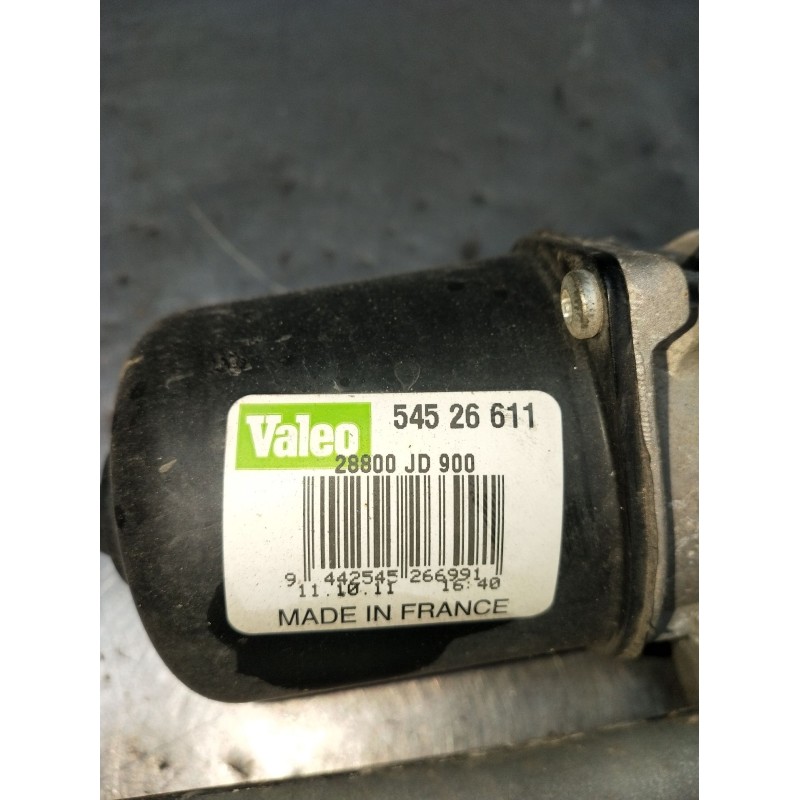 Recambio de motor limpia delantero para nissan qashqai i (j10, nj10) 1.6 dci referencia OEM IAM 54526611 28800JD900 11