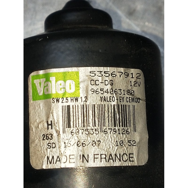 Recambio de motor limpia delantero para citroën c4 picasso i monospace (ud_) 1.6 hdi referencia OEM IAM 9654063180 53567912 IZQU