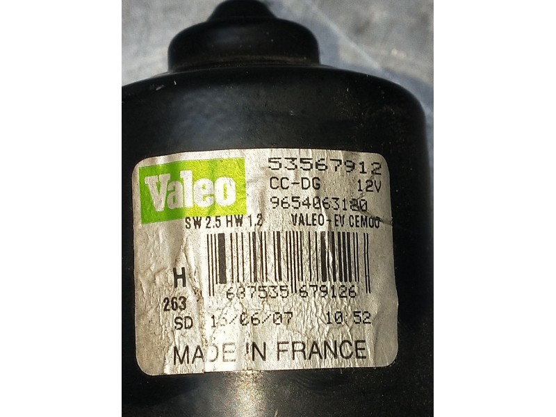 Recambio de motor limpia delantero para citroën c4 picasso i monospace (ud_) 1.6 hdi referencia OEM IAM 9654063180 53567912 IZQU