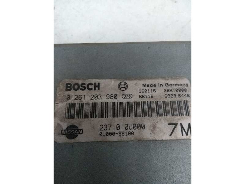 Recambio de centralita motor uce para nissan micra (k11) 1.0 16v cat referencia OEM IAM 0261203980 237100U000 7M