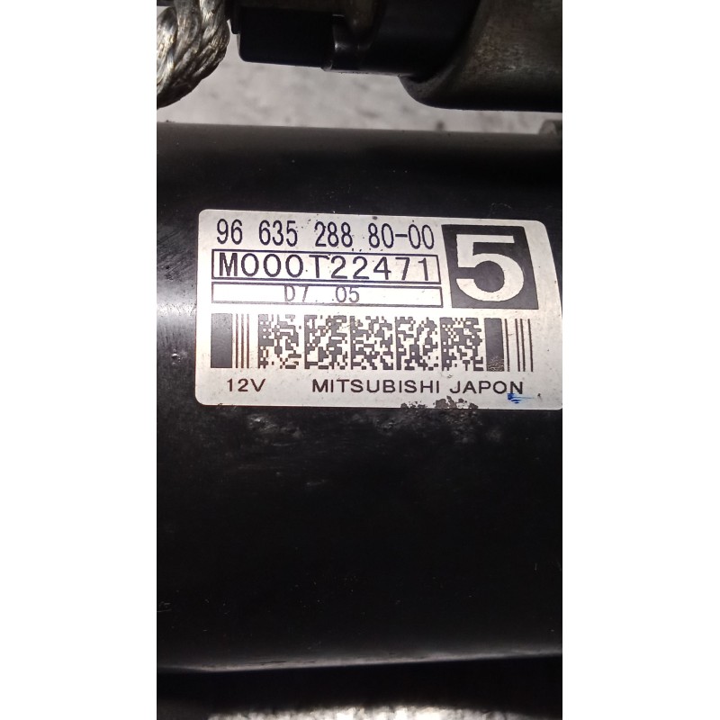 Recambio de motor arranque para citroën c4 picasso i monospace (ud_) 1.6 hdi referencia OEM IAM M000T22471 966352888000 