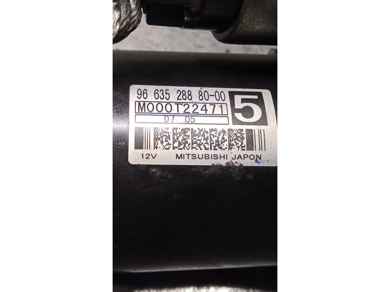 Recambio de motor arranque para citroën c4 picasso i monospace (ud_) 1.6 hdi referencia OEM IAM M000T22471 966352888000 