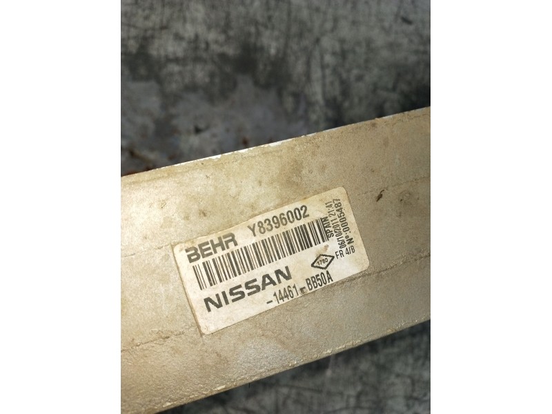 Recambio de intercooler para nissan qashqai i (j10, nj10) 1.6 dci referencia OEM IAM Y8396002 14461BB50A 0005487 11