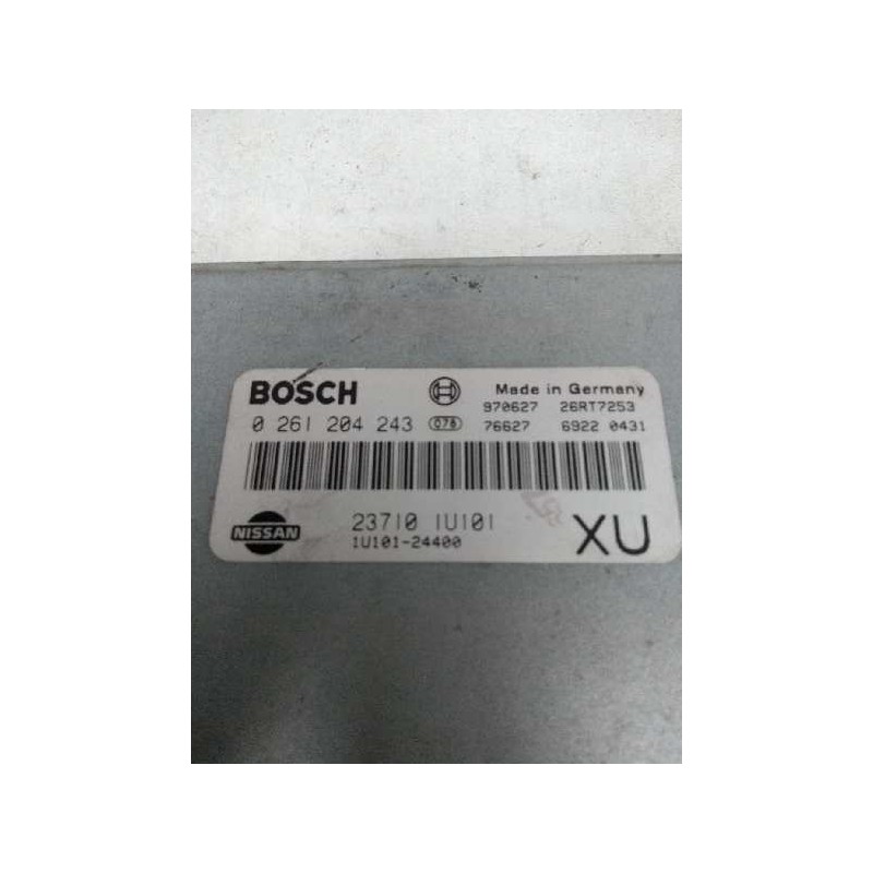Recambio de centralita motor uce para nissan micra (k11) 1.0 16v cat referencia OEM IAM 0261204243 237101U101 XU Recambio de centralita motor uce para nissan micra (k11) 1.0 16v cat referencia OEM IAM 0261204243 237101U101 XU