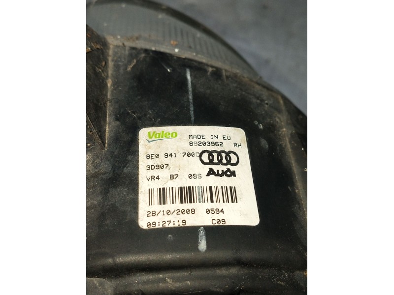 Recambio de faro antiniebla derecho para audi a3 sportback (8pa) 1.9 tdi referencia OEM IAM 89203962 8E0941700C 04