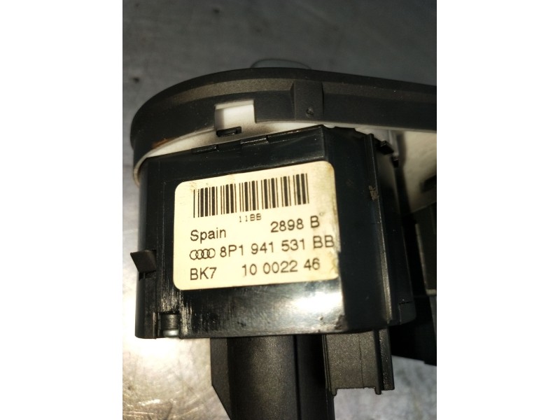 Recambio de mando luces para audi a3 sportback (8pa) 1.9 tdi referencia OEM IAM 8P1941531BB 10002246 INTERRUPTOR 04