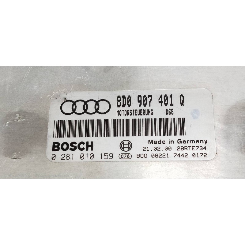 Recambio de centralita motor uce para audi a4 avant (b5) 2.5 tdi referencia OEM IAM 0281010159 8D0907401Q 