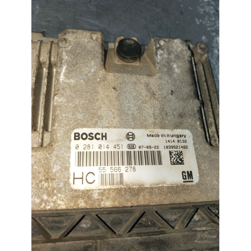 Recambio de centralita motor uce para opel astra h gtc (a04) 1.9 cdti (l08) referencia OEM IAM 0281014451 55566278 1039S21482 07