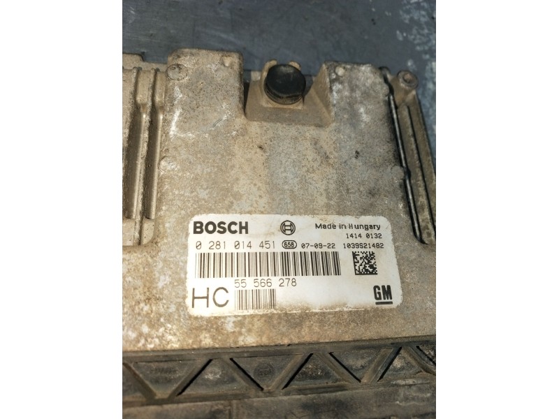 Recambio de centralita motor uce para opel astra h gtc (a04) 1.9 cdti (l08) referencia OEM IAM 0281014451 55566278 1039S21482 07