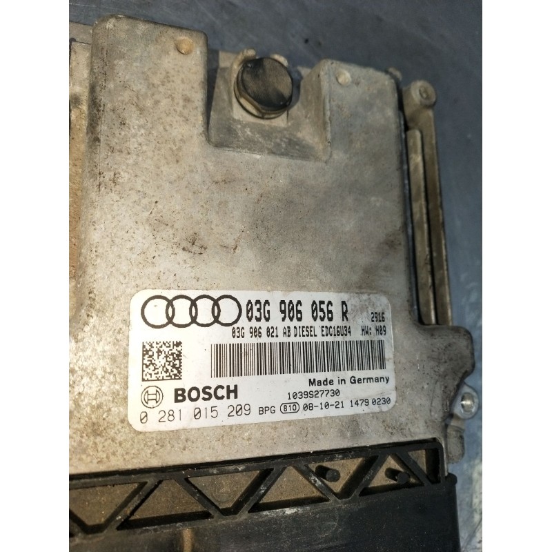 Recambio de centralita motor uce para audi a3 sportback (8pa) 1.9 tdi referencia OEM IAM 0281015209 03G906056R 1039S27730 04 EDC