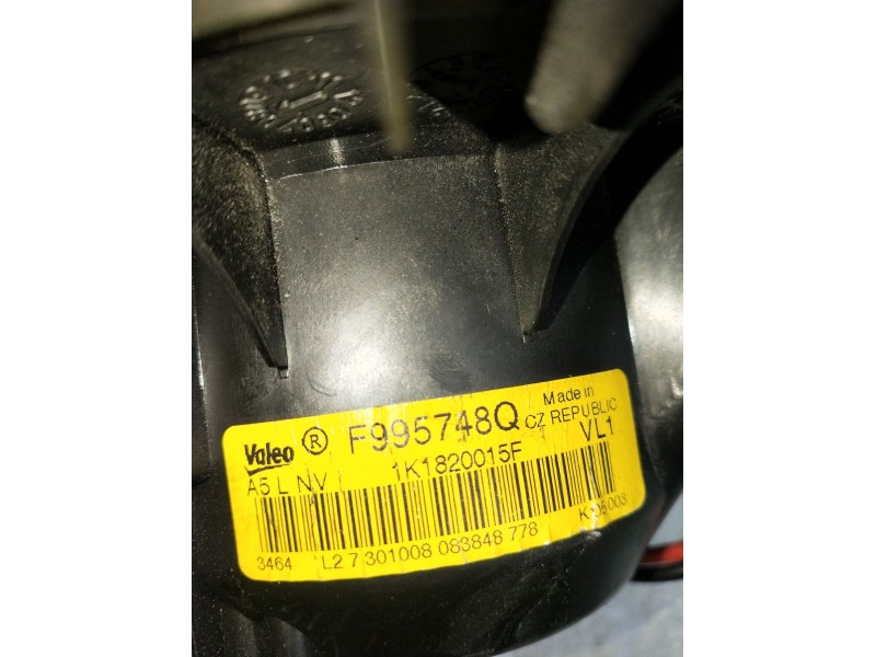 Recambio de motor calefaccion para audi a3 sportback (8pa) 1.9 tdi referencia OEM IAM 1K1820015F F995748Q 04