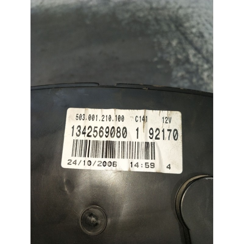 Recambio de cuadro instrumentos para peugeot boxer caja/chasis 2.2 hdi 120 referencia OEM IAM 1342569080 503001210100 192170 06