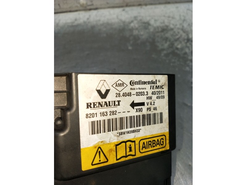 Recambio de kit airbag para dacia sandero ii (b8_) 1.5 dci referencia OEM IAM 8201163282  12