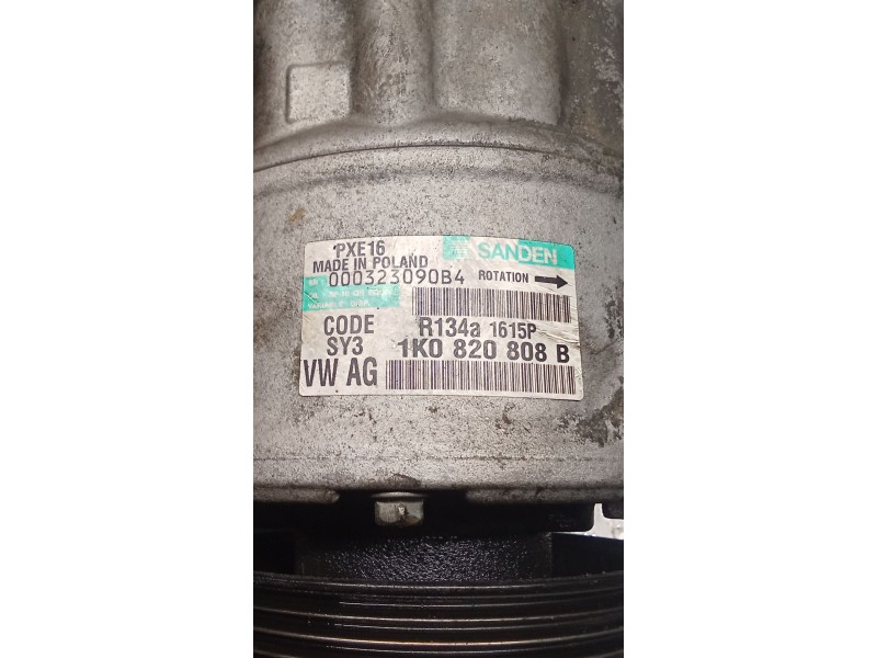 Recambio de compresor aire acondicionado para volkswagen passat cc b6 (357) 2.0 tdi referencia OEM IAM 1K0820808B  