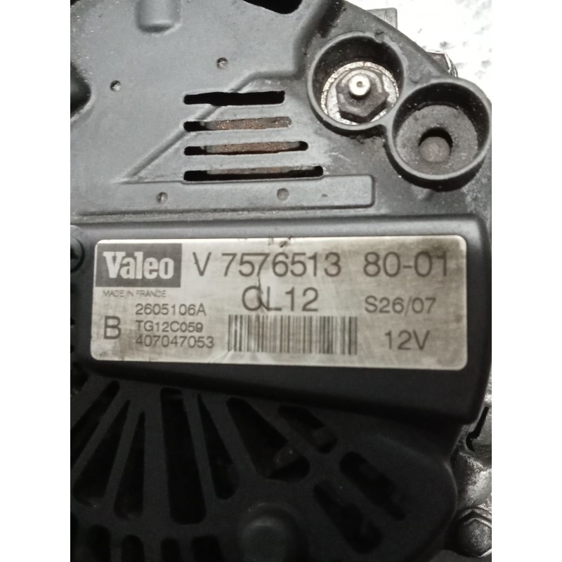 Recambio de alternador para peugeot 207/207+ (wa_, wc_) 1.4 16v referencia OEM IAM 7565138001  07