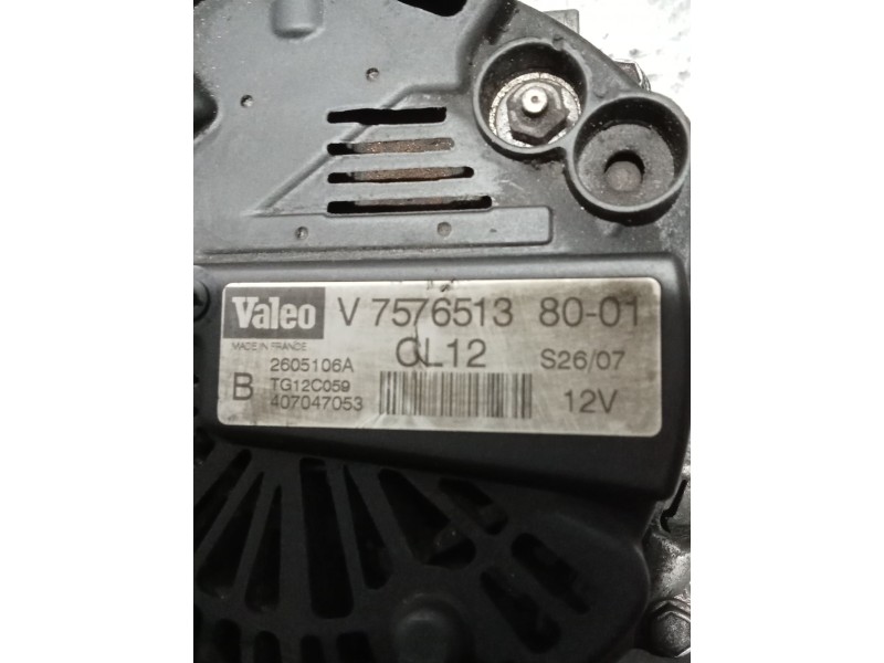 Recambio de alternador para peugeot 207/207+ (wa_, wc_) 1.4 16v referencia OEM IAM 7565138001  07