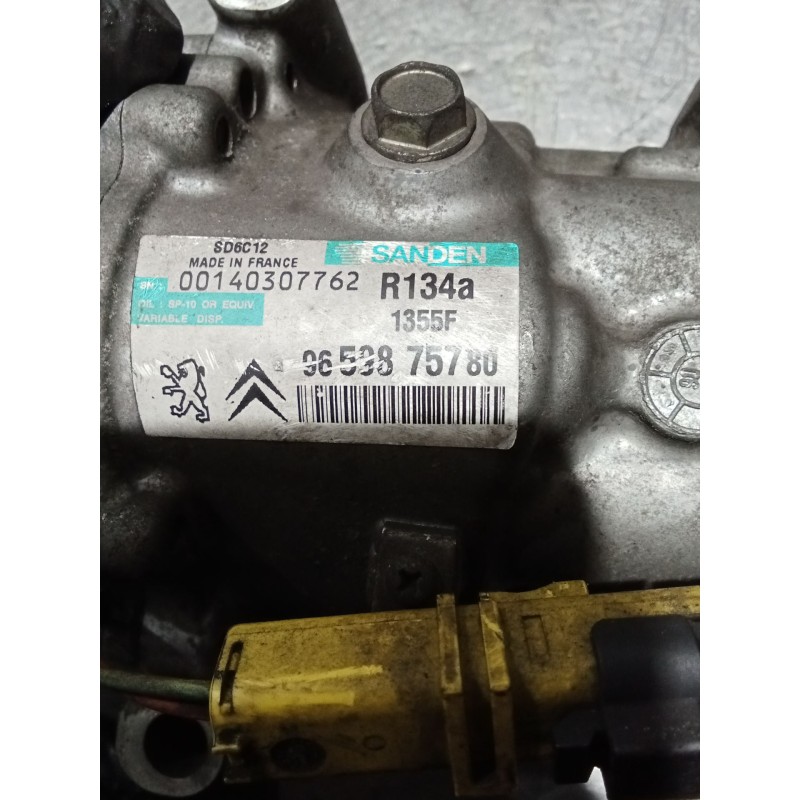 Recambio de compresor aire acondicionado para peugeot 207/207+ (wa_, wc_) 1.4 16v referencia OEM IAM 9653875780  07
