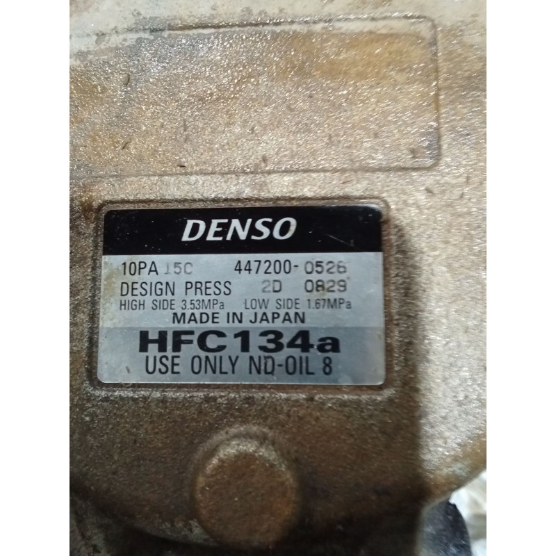 Recambio de compresor aire acondicionado para mitsubishi galloper (jk-01) 2.5 td intercooler referencia OEM IAM 447200  98