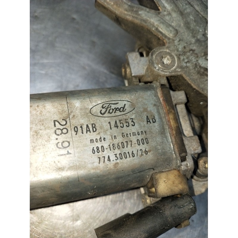 Recambio de elevalunas delantero derecho para ford escort v sedán (afl) 1.6 i 16v referencia OEM IAM 91AB14553 680186077000 7743