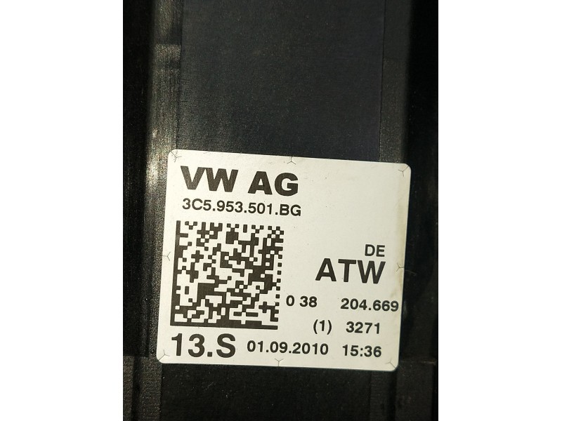 Recambio de mando luces para volkswagen passat cc b6 (357) 2.0 tdi referencia OEM IAM 3C5953501BG 204669 08