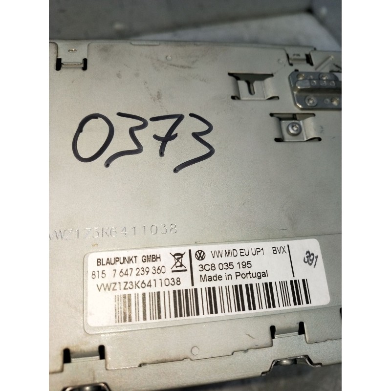 Recambio de pantalla multifuncion para volkswagen passat cc b6 (357) 2.0 tdi referencia OEM IAM 3C8035195 PIN 0373 8157647239360
