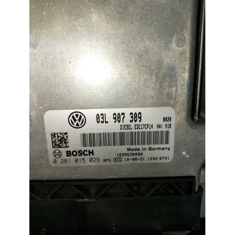 Recambio de centralita motor uce para volkswagen passat cc b6 (357) 2.0 tdi referencia OEM IAM 0281015029 03L9073091039S30090 ED