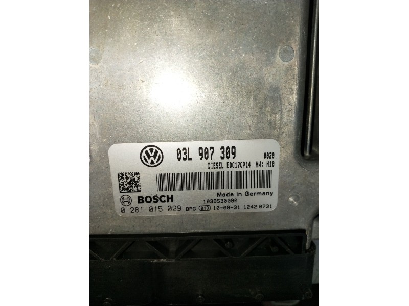 Recambio de centralita motor uce para volkswagen passat cc b6 (357) 2.0 tdi referencia OEM IAM 0281015029 03L9073091039S30090 ED