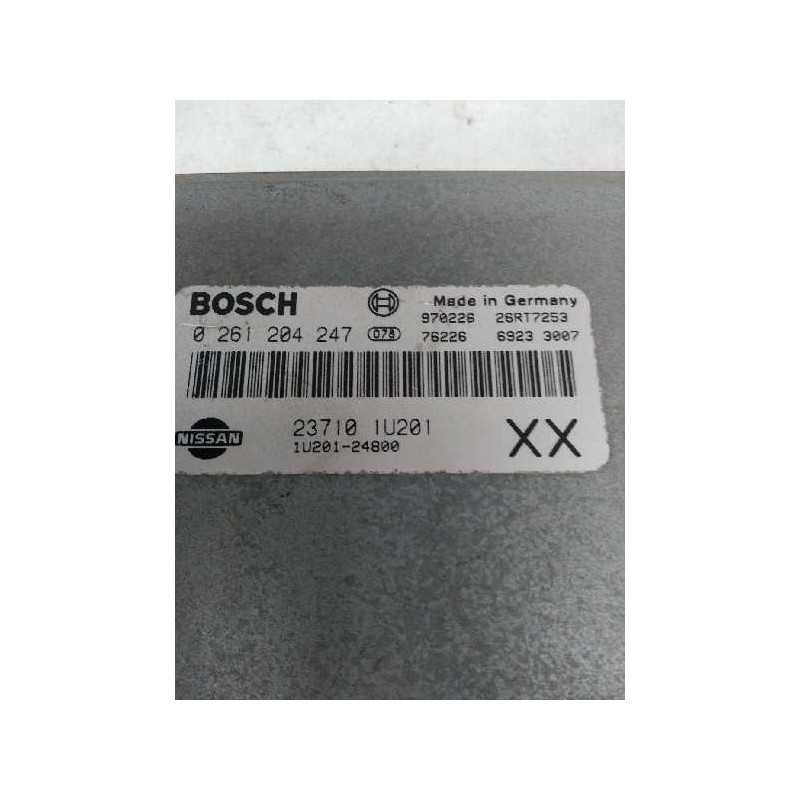 Recambio de centralita motor uce para nissan micra (k11) 1.3 16v cat referencia OEM IAM 0261204247 237101U201 XX